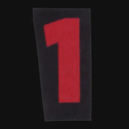Letter 1 variant 1